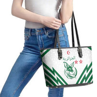 Algeria Football Leather Tote Bag Go Fennecs Go - Wonder Print Shop