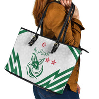 Algeria Football Leather Tote Bag Go Fennecs Go - Wonder Print Shop