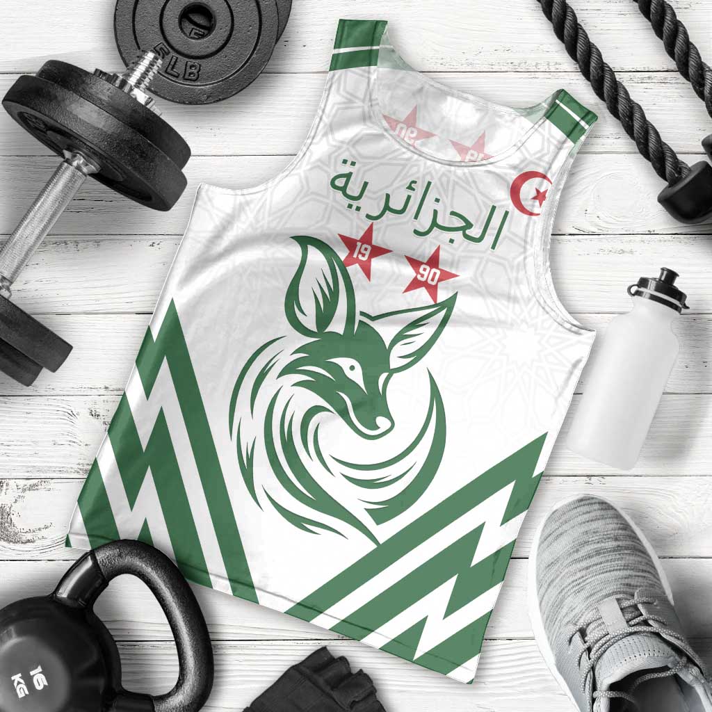 Custom Algeria Football Men Tank Top Go Fennecs Go - Wonder Print Shop