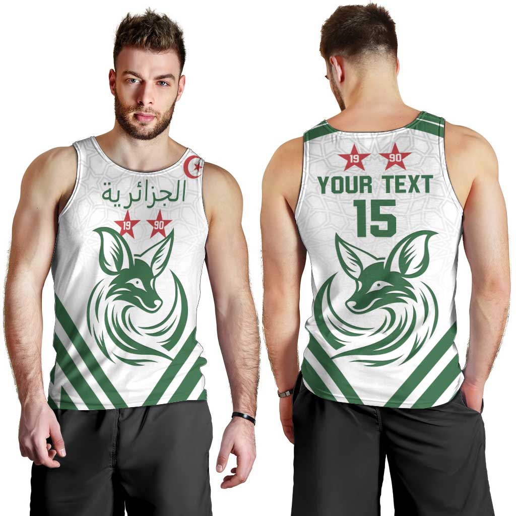 Custom Algeria Football Men Tank Top Go Fennecs Go - Wonder Print Shop