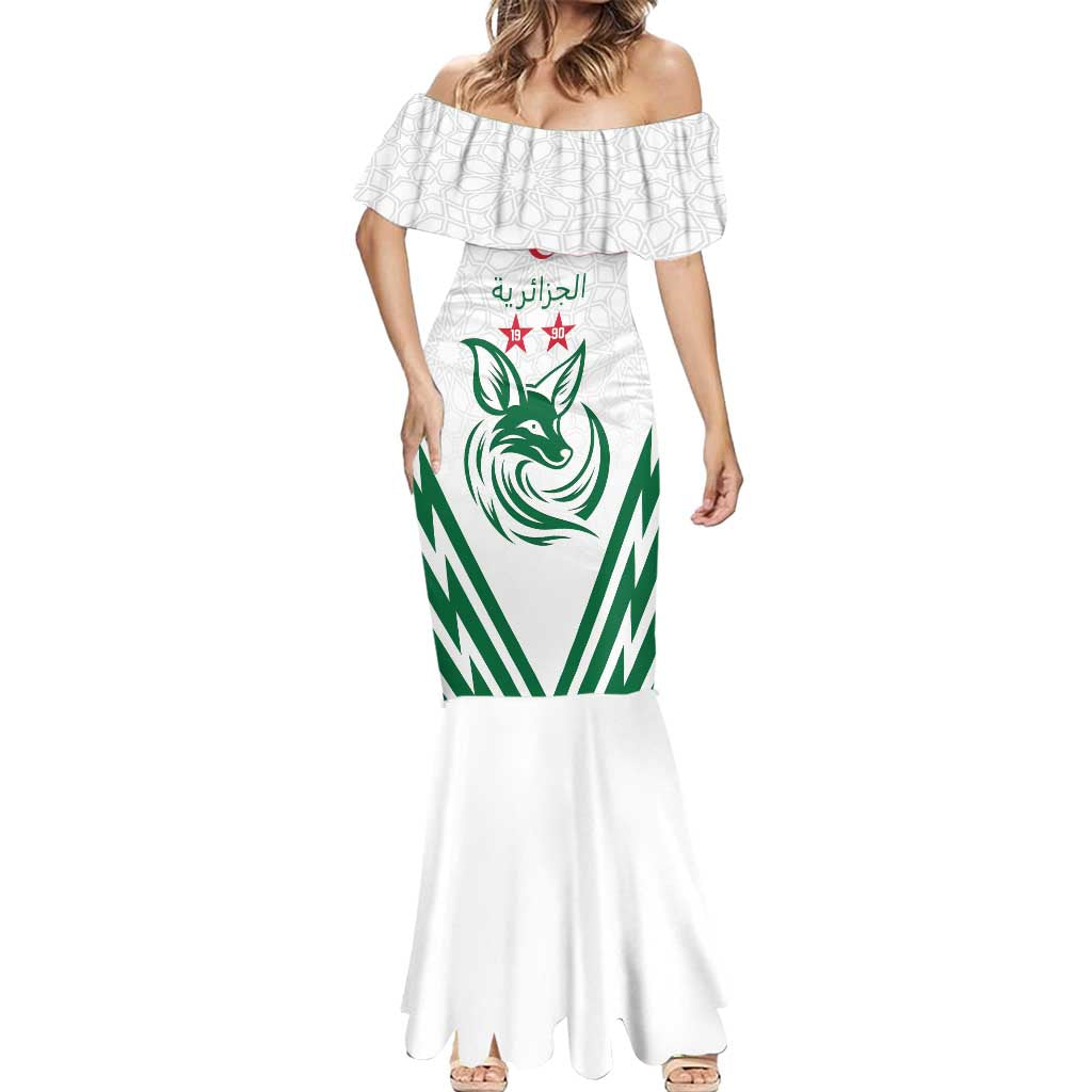 Custom Algeria Football Mermaid Dress Go Fennecs Go - Wonder Print Shop