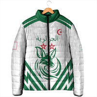 Custom Algeria Football Padded Jacket Go Fennecs Go - Wonder Print Shop