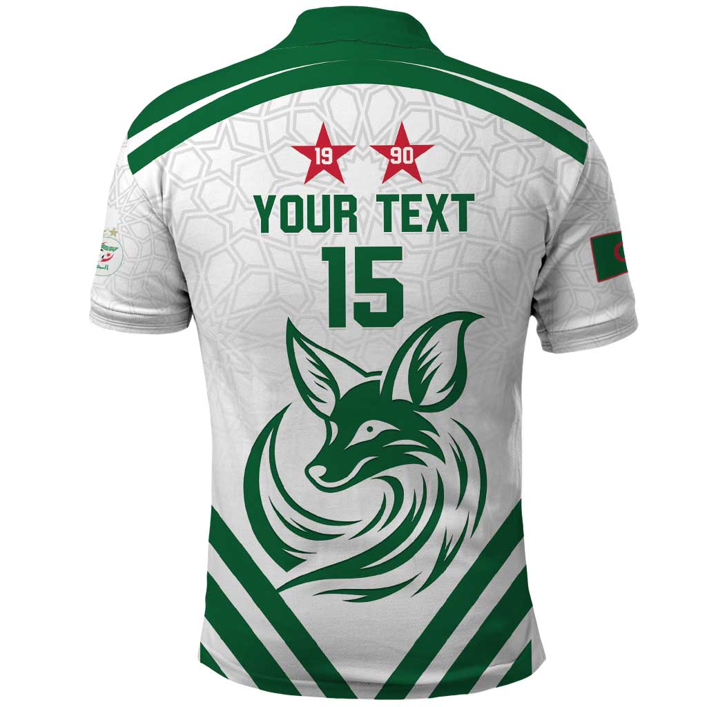 Custom Algeria Football Polo Shirt Go Fennecs Go - Wonder Print Shop