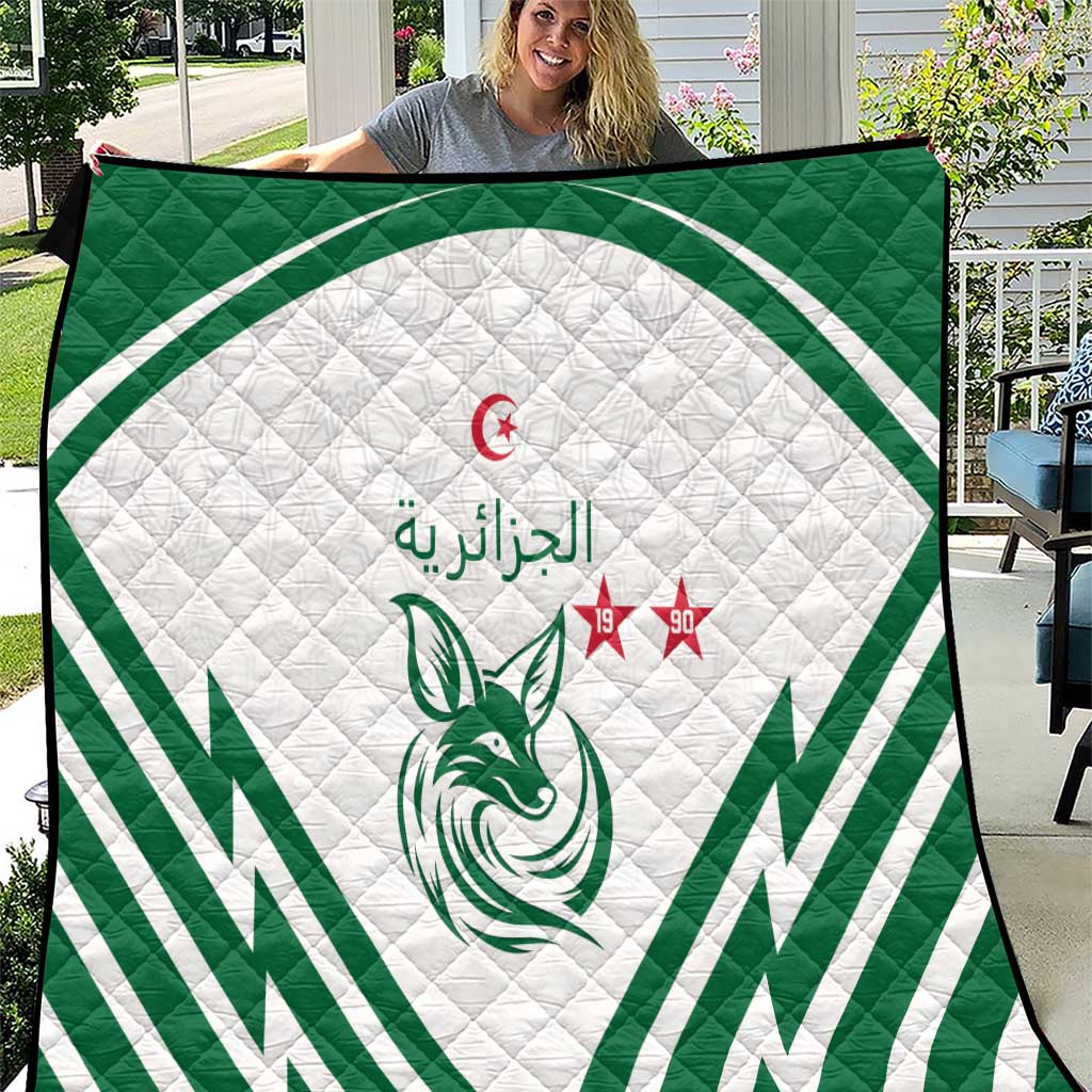 Algeria Football Quilt Go Fennecs Go - Wonder Print Shop