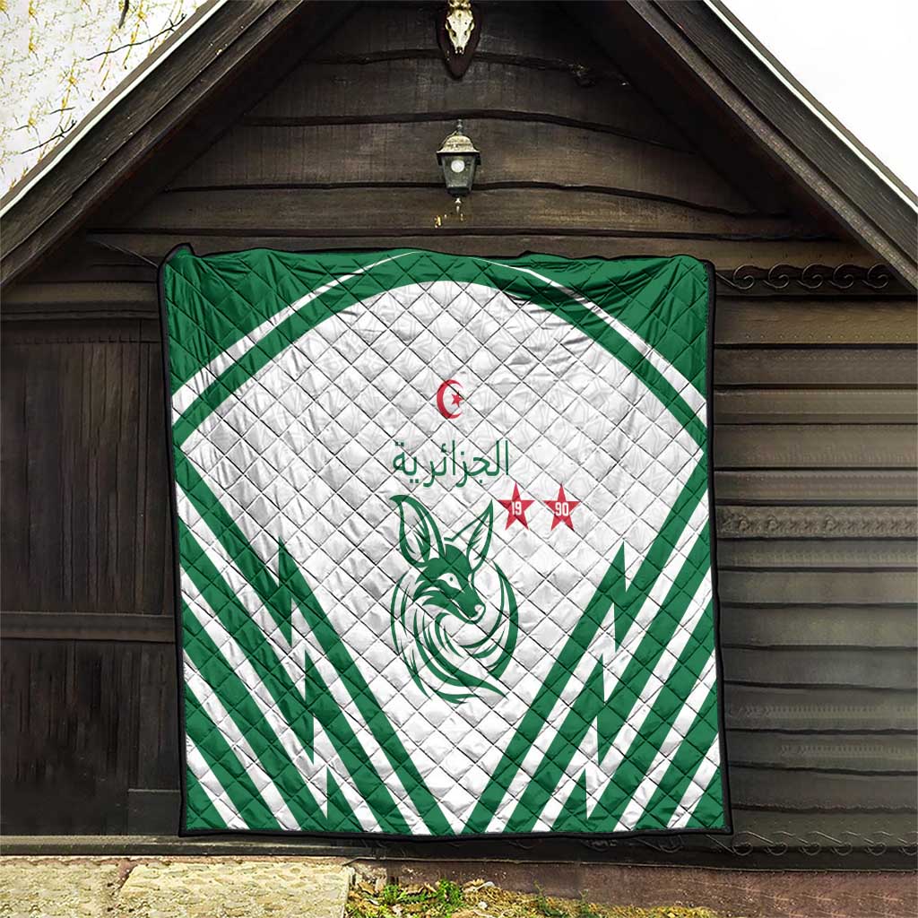 Algeria Football Quilt Go Fennecs Go - Wonder Print Shop