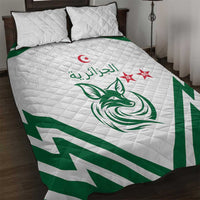 Algeria Football Quilt Bed Set Go Fennecs Go - Wonder Print Shop