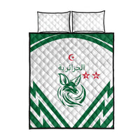 Algeria Football Quilt Bed Set Go Fennecs Go - Wonder Print Shop