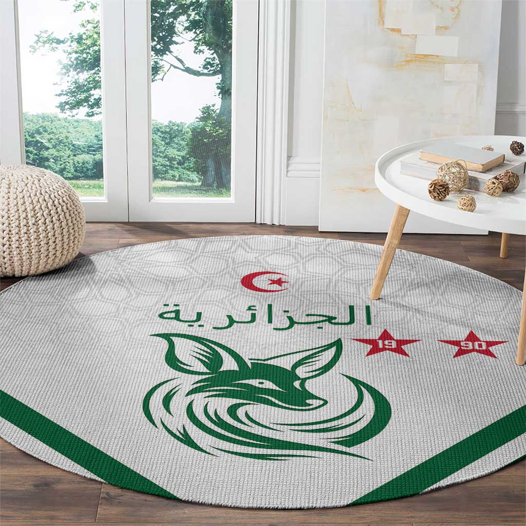 Algeria Football Round Carpet Go Fennecs Go - Wonder Print Shop