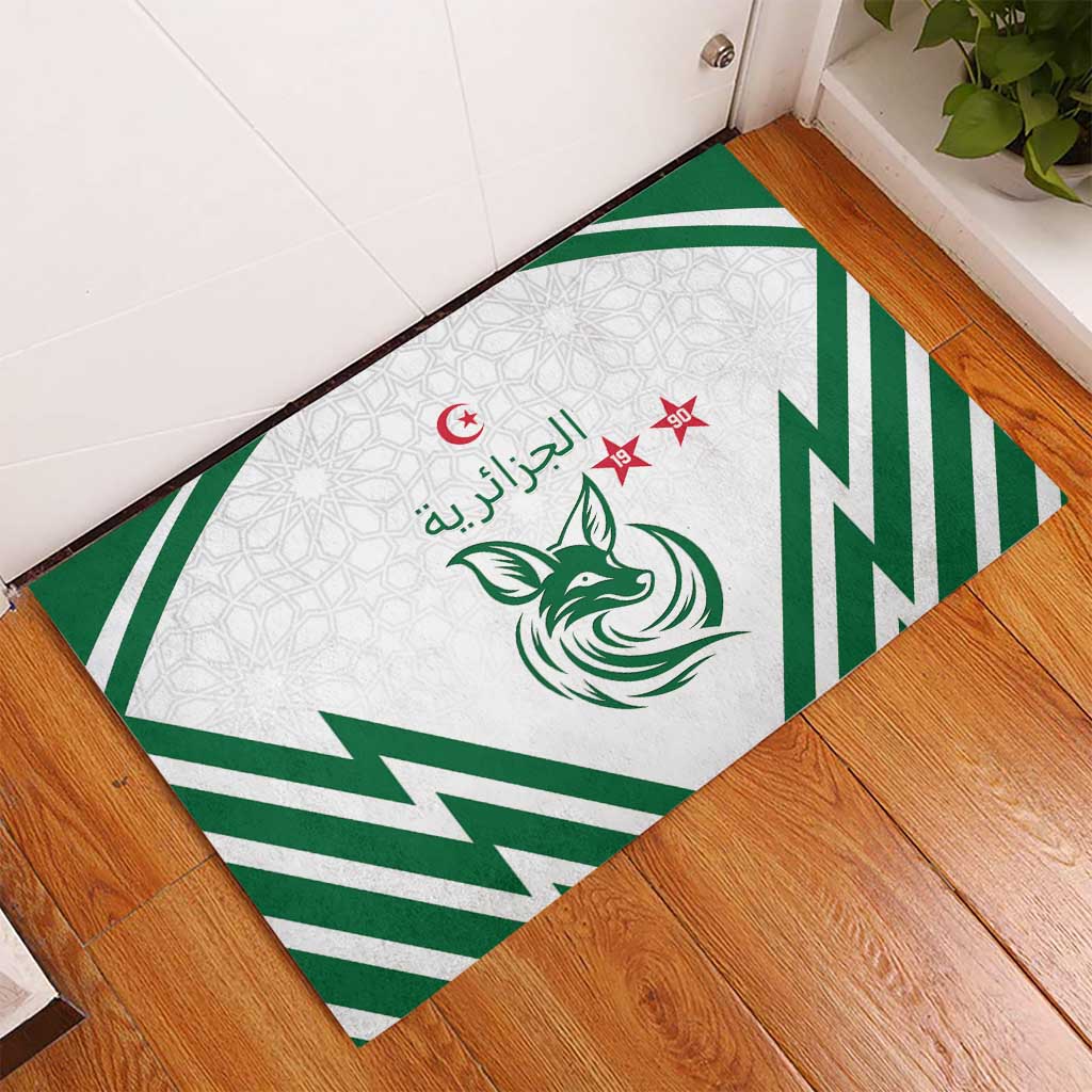Algeria Football Rubber Doormat Go Fennecs Go - Wonder Print Shop