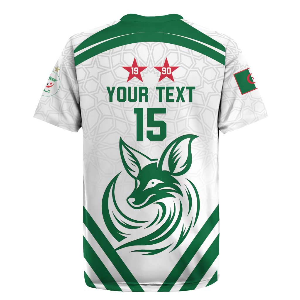 Custom Algeria Football Rugby Jersey Go Fennecs Go - Wonder Print Shop