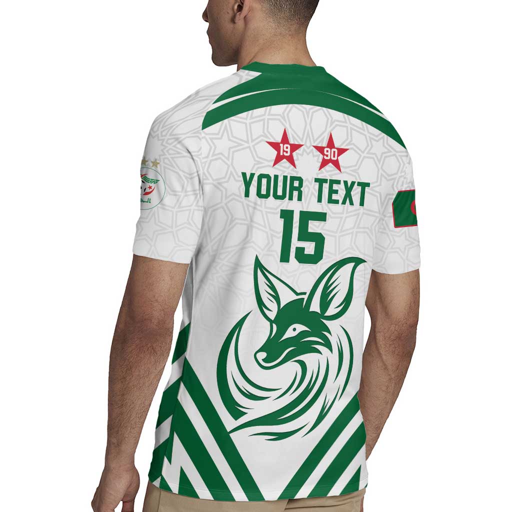 Custom Algeria Football Rugby Jersey Go Fennecs Go - Wonder Print Shop