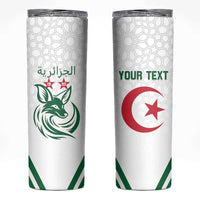 Custom Algeria Football Skinny Tumbler Go Fennecs Go - Wonder Print Shop