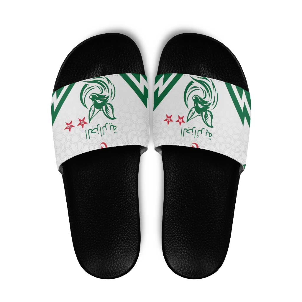 Algeria Football Slide Sandals Go Fennecs Go - Wonder Print Shop