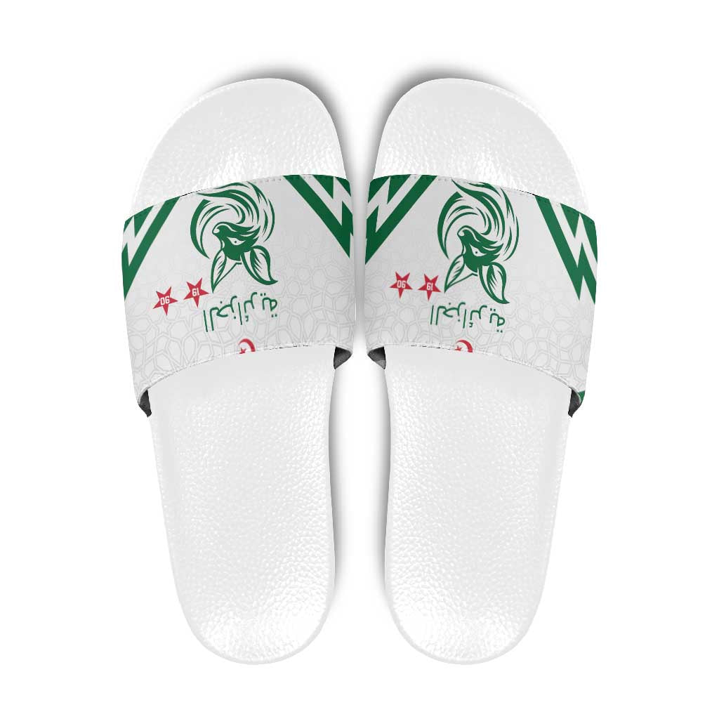 Algeria Football Slide Sandals Go Fennecs Go - Wonder Print Shop