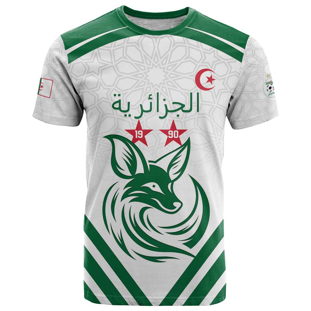 Custom Algeria Football T Shirt Go Fennecs Go - Wonder Print Shop