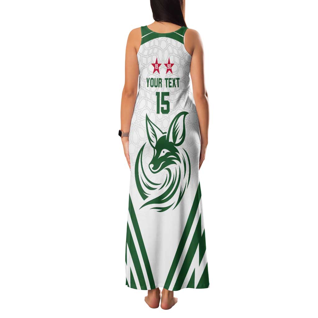 Custom Algeria Football Tank Maxi Dress Go Fennecs Go - Wonder Print Shop