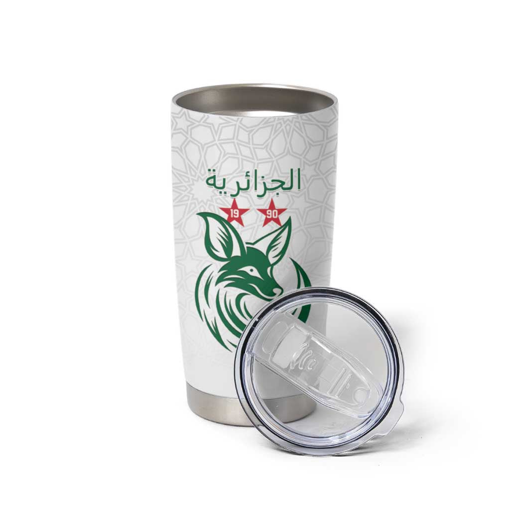 Custom Algeria Football Tumbler Cup Go Fennecs Go - Wonder Print Shop