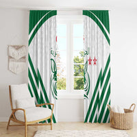 Algeria Football Window Curtain Go Fennecs Go - Wonder Print Shop