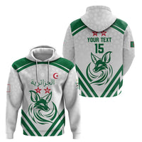 Custom Algeria Football Zip Hoodie Go Fennecs Go - Wonder Print Shop