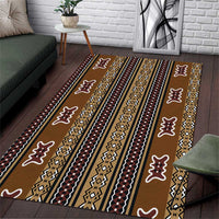 Mali Bologan Mud Cloth Pattern Area Rug - Wonder Print Shop