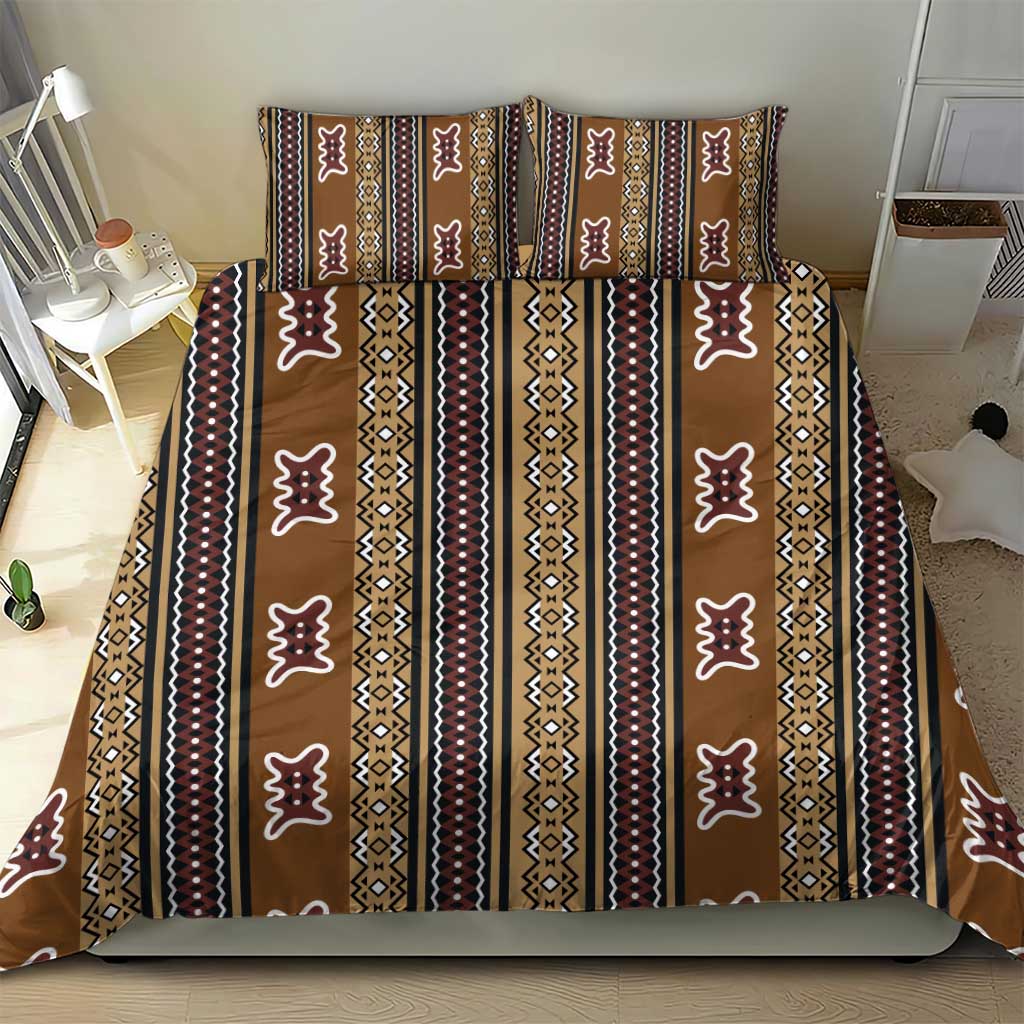 Mali Bologan Mud Cloth Pattern Bedding Set - Wonder Print Shop
