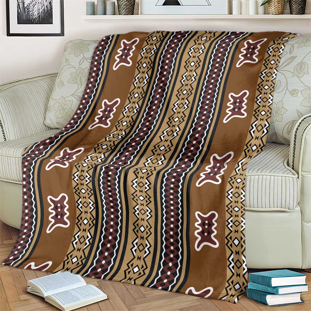 Mali Bologan Mud Cloth Pattern Blanket - Wonder Print Shop