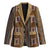 Mali Bologan Mud Cloth Pattern Blazer - Wonder Print Shop