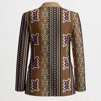 Mali Bologan Mud Cloth Pattern Blazer - Wonder Print Shop