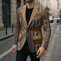 Mali Bologan Mud Cloth Pattern Blazer - Wonder Print Shop