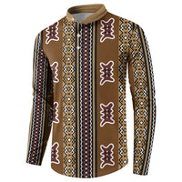 Mali Bologan Mud Cloth Pattern Button Sweatshirt - Wonder Print Shop