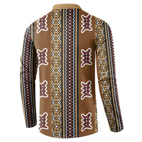 Mali Bologan Mud Cloth Pattern Button Sweatshirt - Wonder Print Shop
