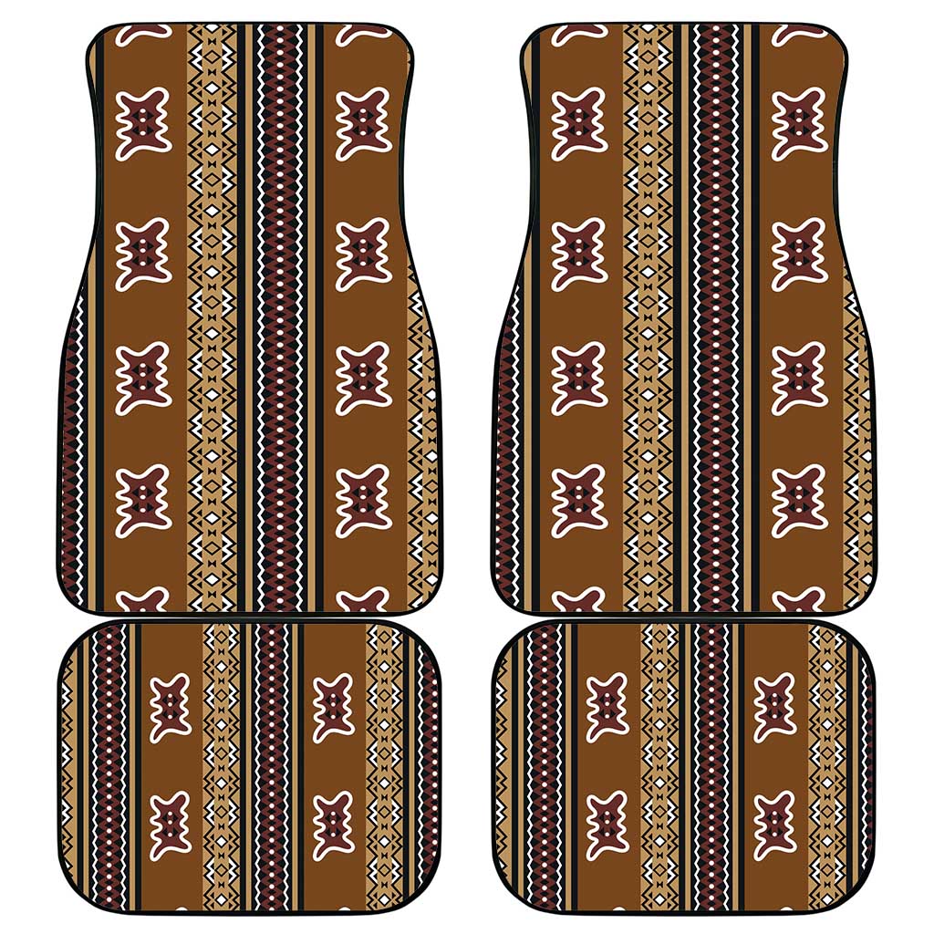 Mali Bologan Mud Cloth Pattern Car Mats - Wonder Print Shop