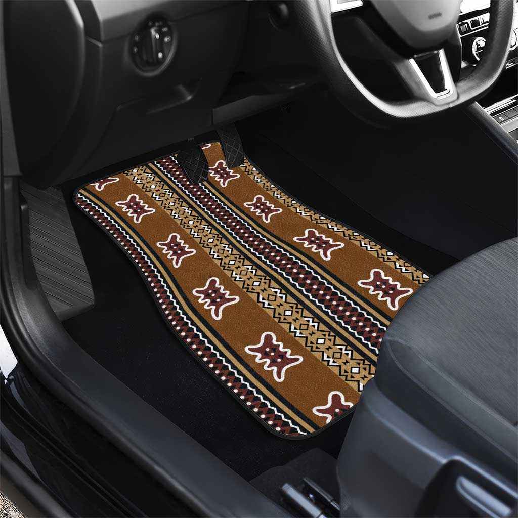 Mali Bologan Mud Cloth Pattern Car Mats - Wonder Print Shop
