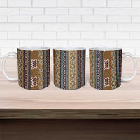 Mali Bologan Mud Cloth Pattern Ceramic Mug - Wonder Print Shop