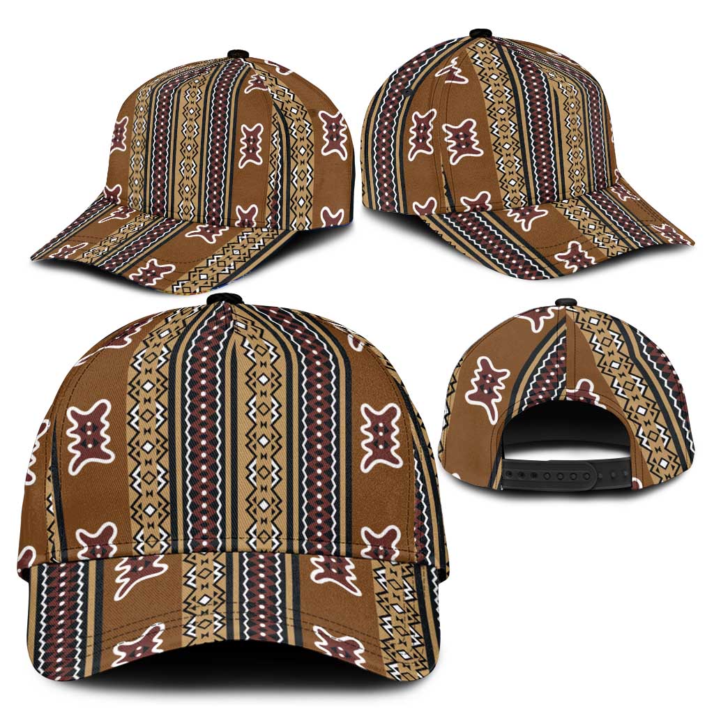 Mali Bologan Mud Cloth Pattern Classic Cap - Wonder Print Shop