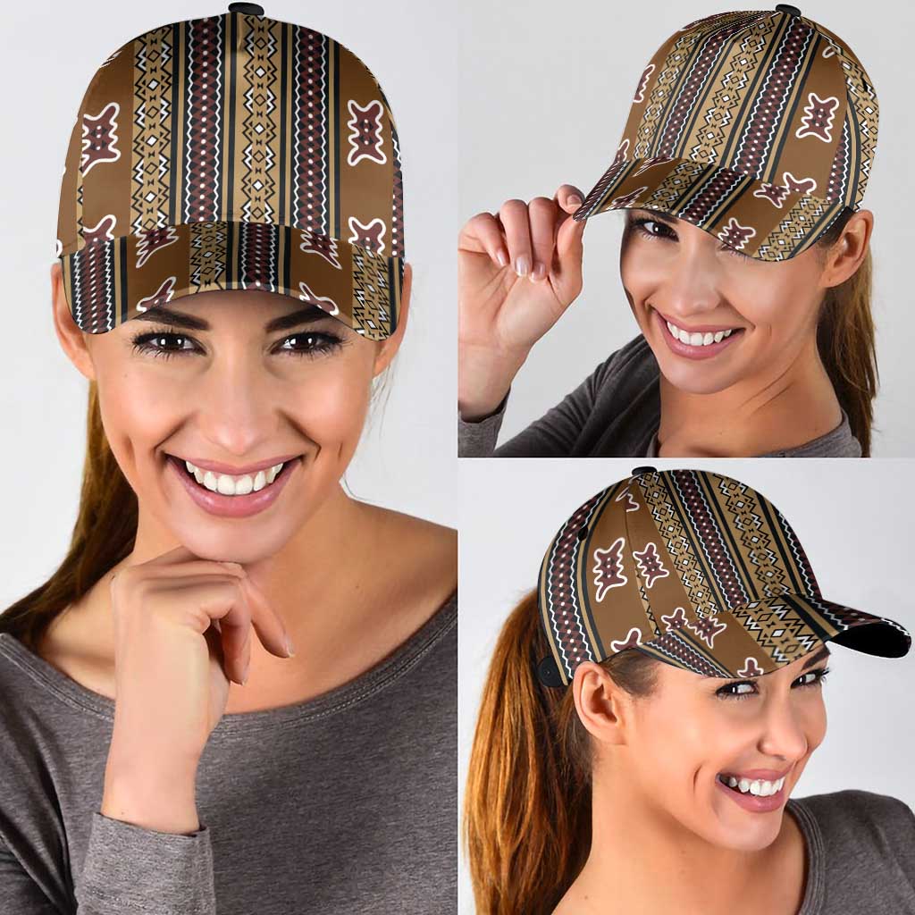 Mali Bologan Mud Cloth Pattern Classic Cap - Wonder Print Shop