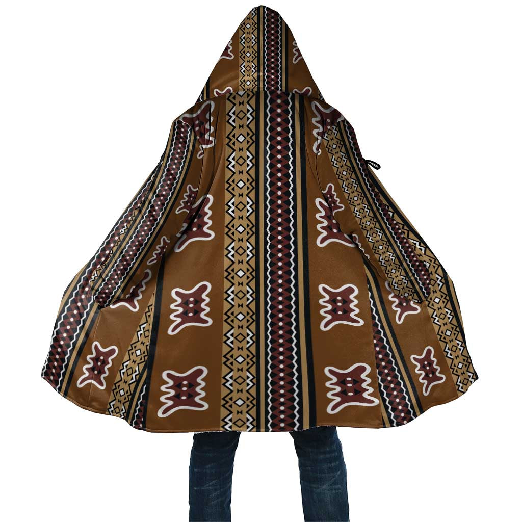 Mali Bologan Mud Cloth Pattern Cloak - Wonder Print Shop