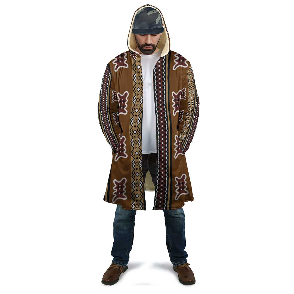 Mali Bologan Mud Cloth Pattern Cloak - Wonder Print Shop