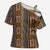 Mali Bologan Mud Cloth Pattern Cross Shoulder Shirt - Wonder Print Shop