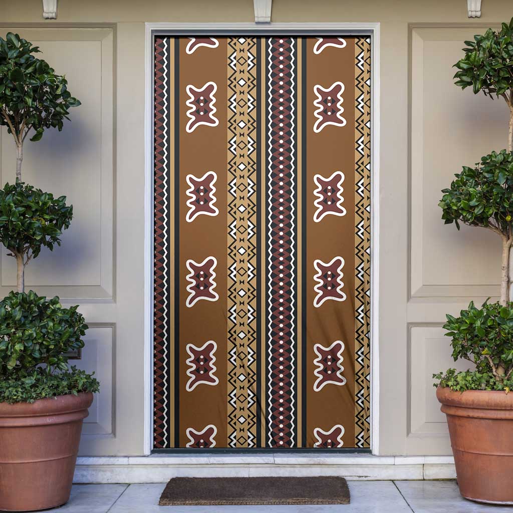 Mali Bologan Mud Cloth Pattern Door Cover - Wonder Print Shop