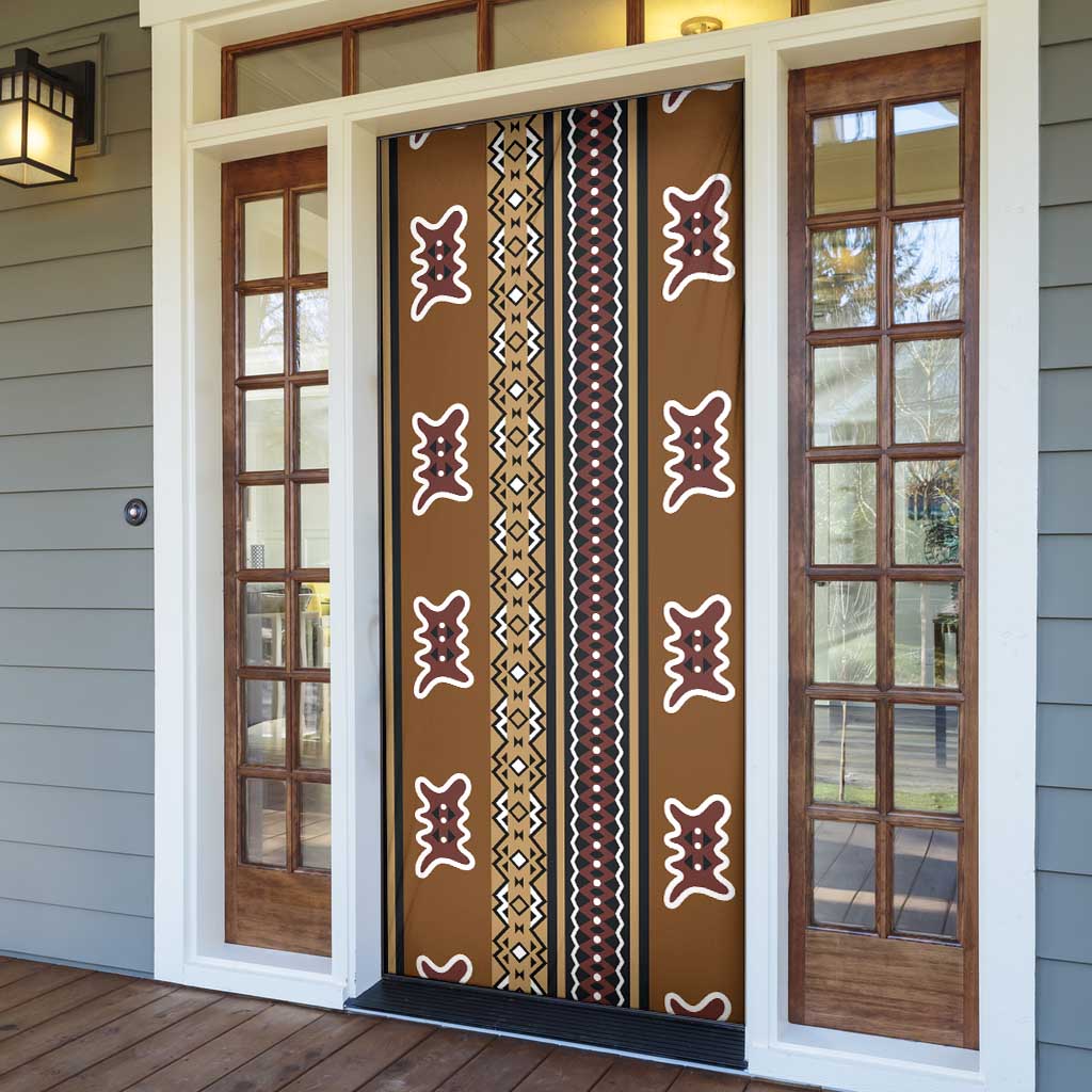Mali Bologan Mud Cloth Pattern Door Cover - Wonder Print Shop