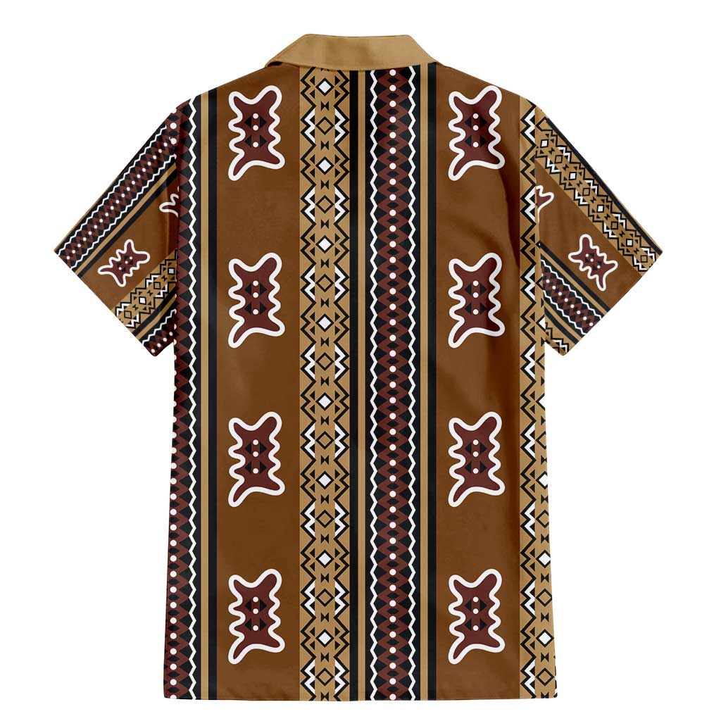 Mali Bologan Mud Cloth Pattern Family Matching Mermaid Dress and Hawaiian Shirt - Wonder Print Shop