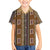 Mali Bologan Mud Cloth Pattern Family Matching Off The Shoulder Long Sleeve Dress and Hawaiian Shirt - Wonder Print Shop