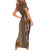 Mali Bologan Mud Cloth Pattern Family Matching Short Sleeve Bodycon Dress and Hawaiian Shirt - Wonder Print Shop