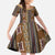 Mali Bologan Mud Cloth Pattern Family Matching Summer Maxi Dress and Hawaiian Shirt - Wonder Print Shop