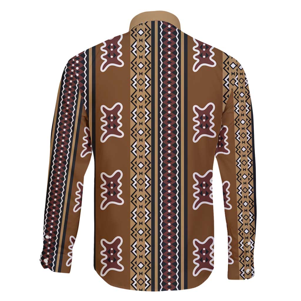 Mali Bologan Mud Cloth Pattern Family Matching Summer Maxi Dress and Hawaiian Shirt - Wonder Print Shop