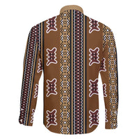 Mali Bologan Mud Cloth Pattern Family Matching Tank Maxi Dress and Hawaiian Shirt - Wonder Print Shop