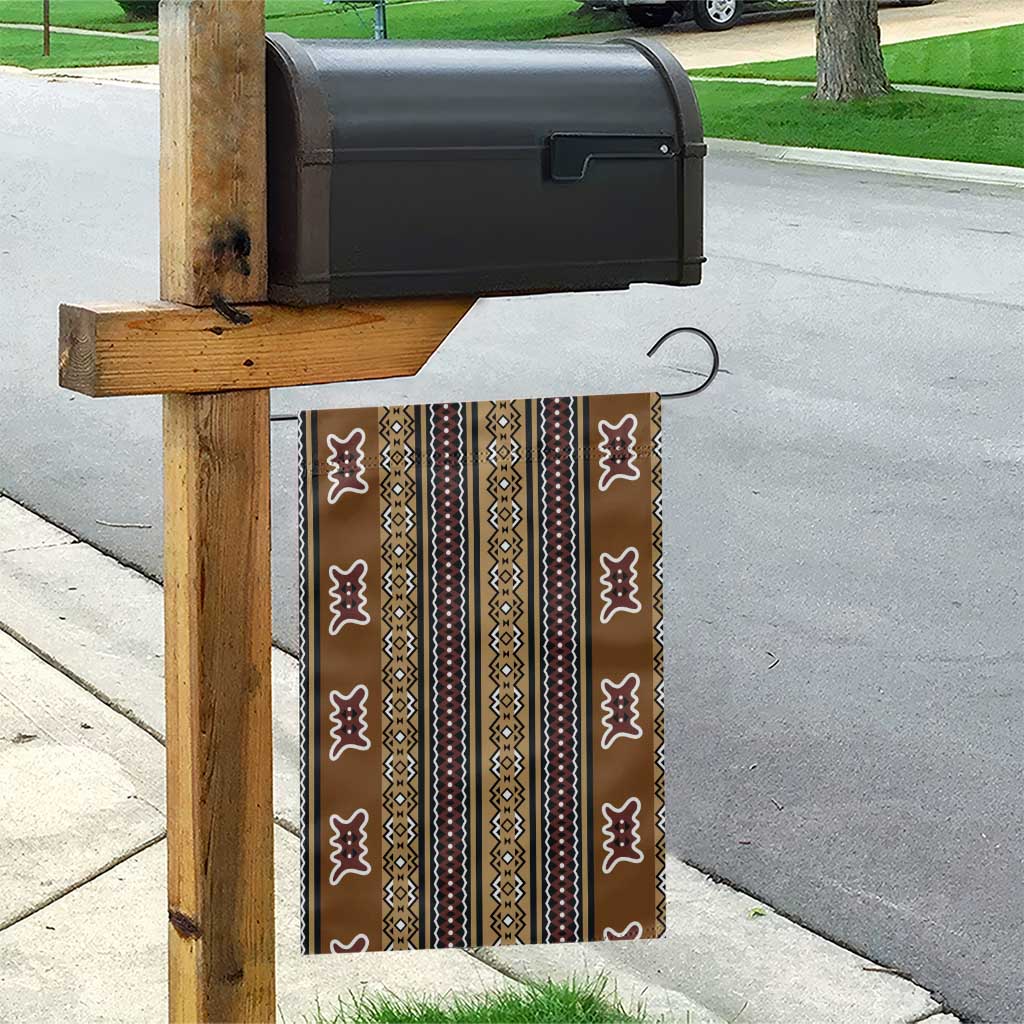 Mali Bologan Mud Cloth Pattern Garden Flag - Wonder Print Shop