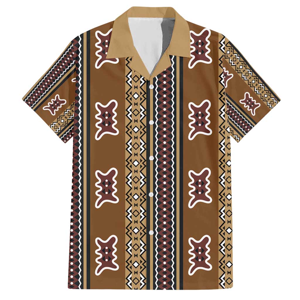 Mali Bologan Mud Cloth Pattern Hawaiian Shirt - Wonder Print Shop