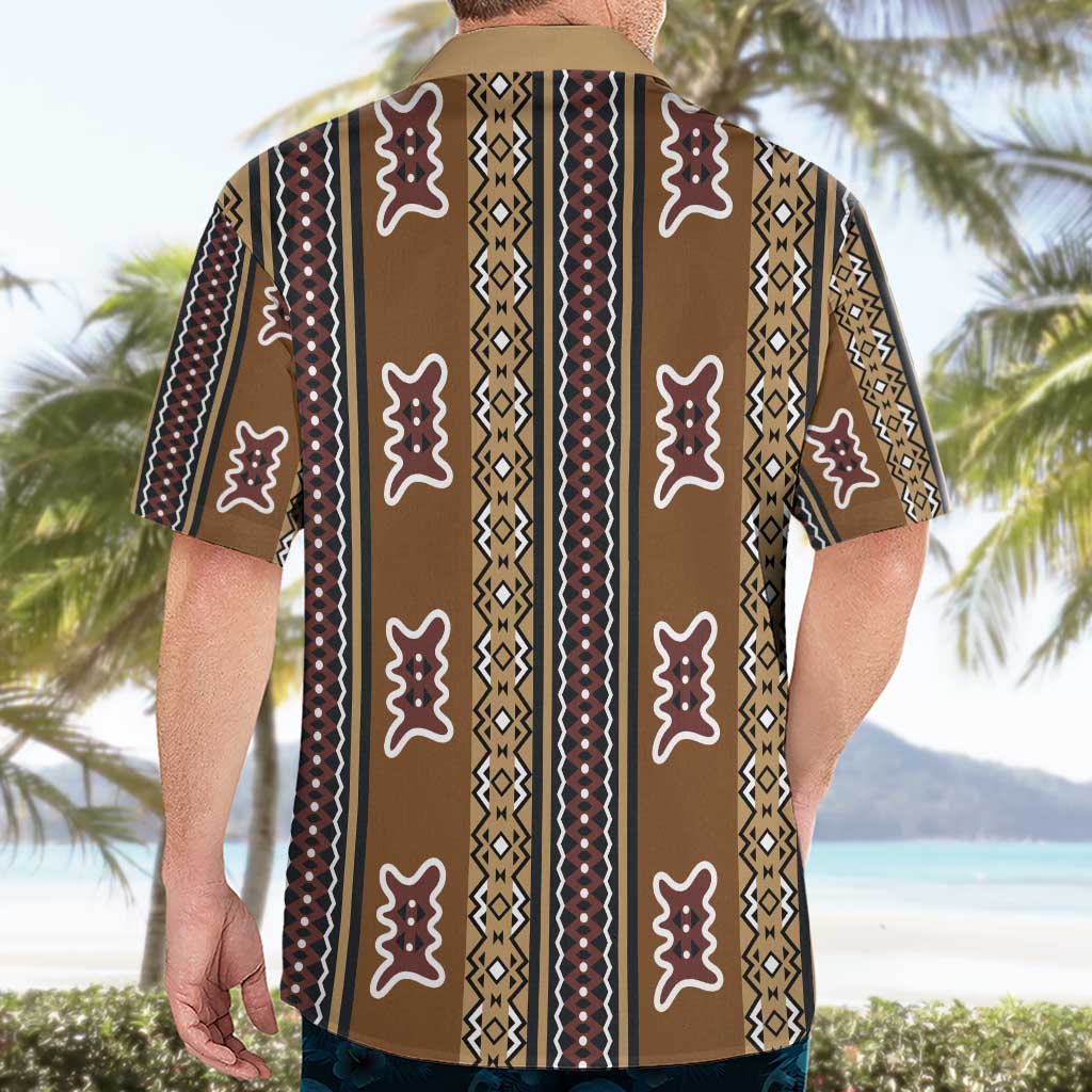 Mali Bologan Mud Cloth Pattern Hawaiian Shirt - Wonder Print Shop